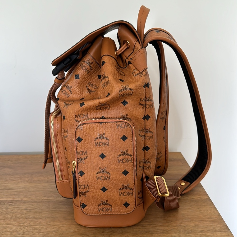 Mcm Drawstring Backpack - image 4